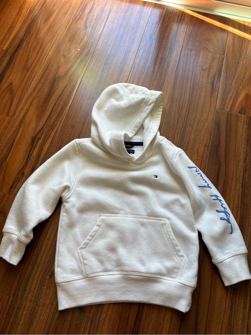 Tommy Hilfiger Toddler White Hoodie 3T
